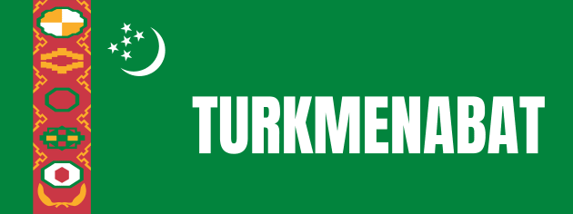 Turkmenabat City in Turkmenistan Flag Kids T-Shirt by aybe7elf