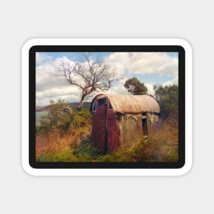 Old Hut, Shelly Beach, Tasmania Magnet