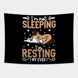 Horse - I'm not sleeping I'm resting my eyes Tapestry