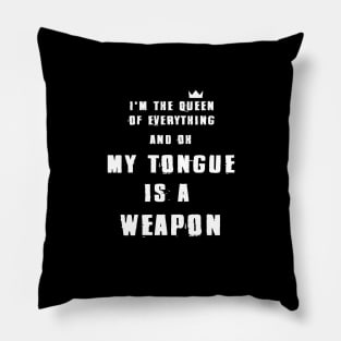 My Tongue is a Weapon - Halsey Pillow