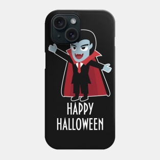 Vampire Scary and Spooky Happy Halloween Funny Graphic Phone Case