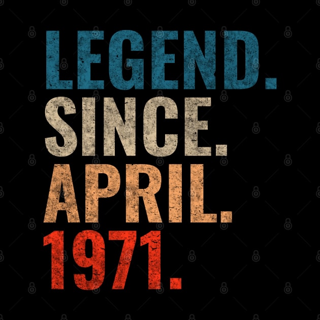 Legend since April 1971 Retro 1971 by TeeLogic