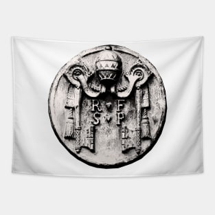 Vatican of faith in secular metal relic Tapestry