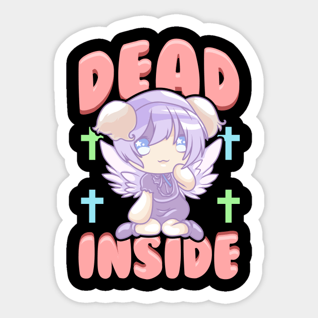 Cute Pastel Goth Dead Inside Kawaii Anime Girl Digital Art by The Perfect  Presents - Fine Art America