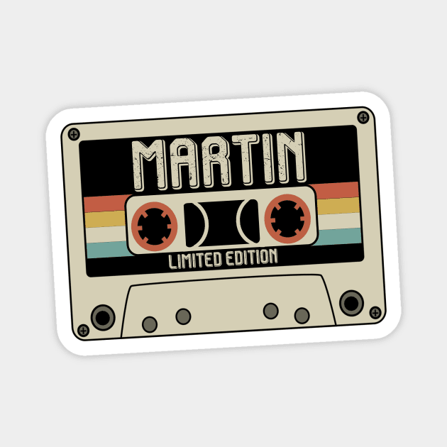 Martin - Limited Edition - Vintage Style Magnet by Debbie Art