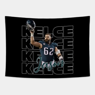 jason kelce fan pop art Tapestry