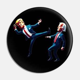 Trump kick Pin