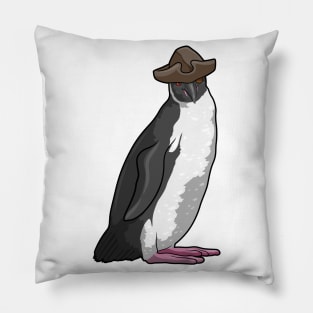 Penguin as Pirate with Hat Pillow