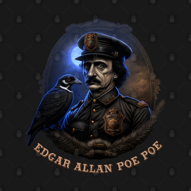 Edgar Allan Poe Poe by Barn Shirt USA