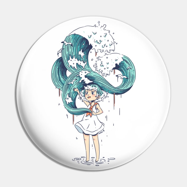 Daughter of the Sea Pin by Freeminds