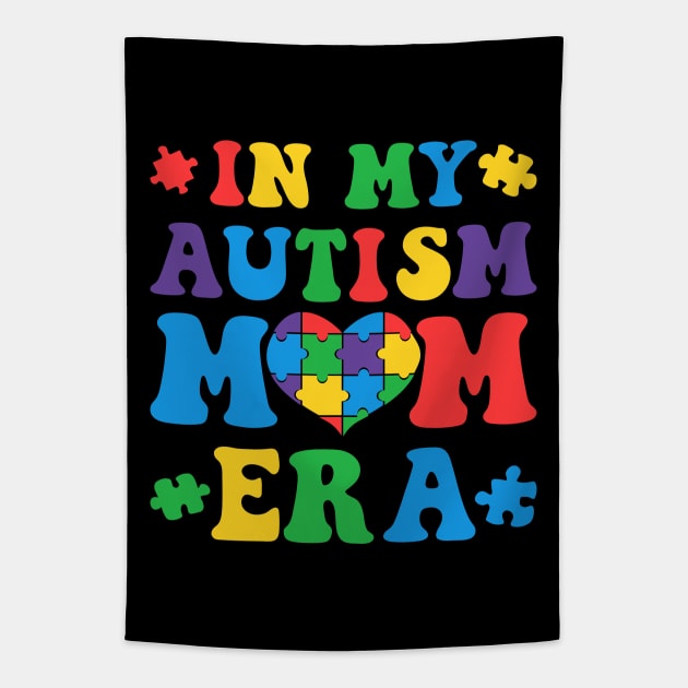 In My Autism Mom Era: Celebrating World Autism Awareness Day Tapestry by chems eddine