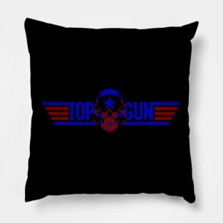 top gun skull dead Pillow