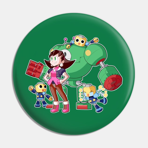 Tron Bonne And Her Bots Pin by StaticBlu