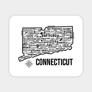 Connecticut Map Magnet