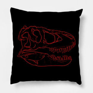 Tarbosaurus fossil skull Pillow