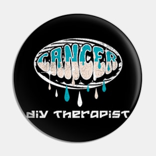 Cancer DIY Therapist Zodiac Sign Birthday Astrology Pin