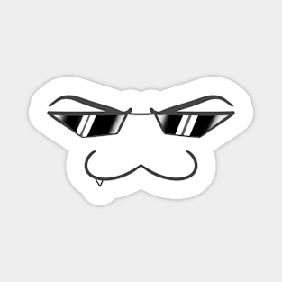 Cool Sunglasses Nyan  - Face Mask Magnet