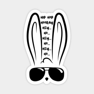 Hip Hop Hooray! Old School Easter Bunny Magnet