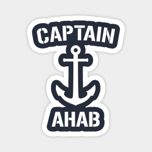 Nautical Captain Ahab Personalized Boat Anchor Magnet