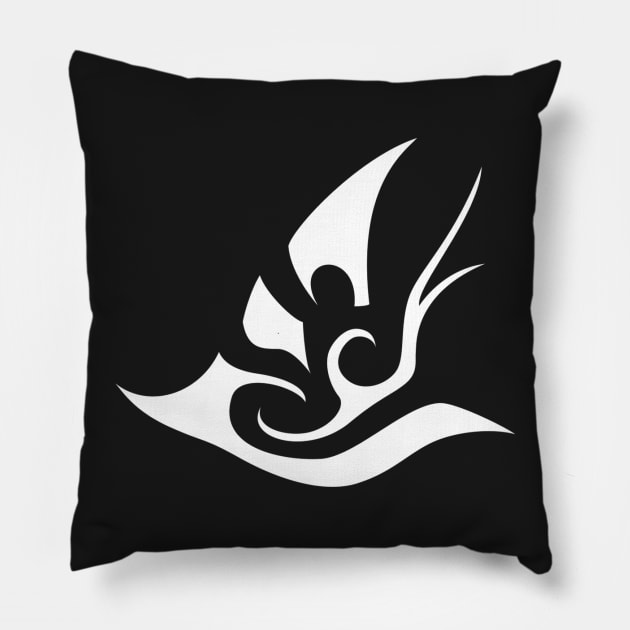 Black Desert Wizard Class Icon Pillow by Jaxilar