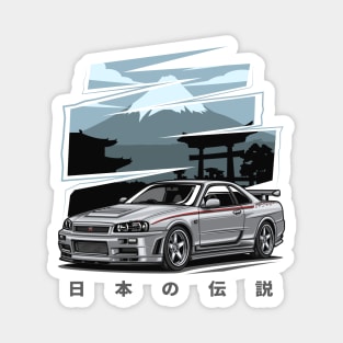 GT-R Special Tuning Edition (Super Silver) Magnet