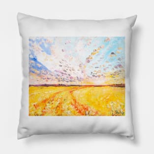 Sultry Field Pillow