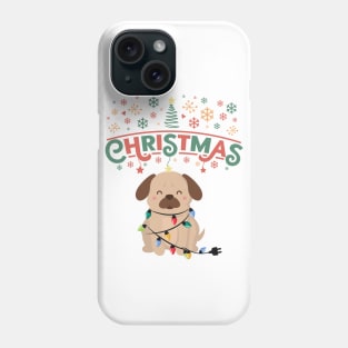 Christmas Pug Phone Case