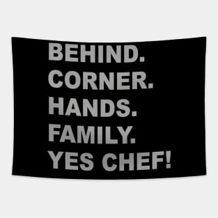 Yes Chef - The Bear Tv Show - Kitchen Tapestry