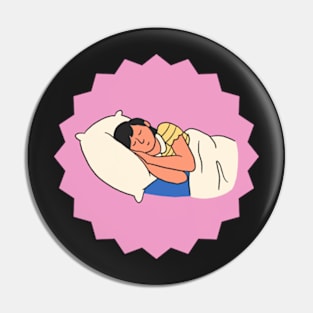 most likely to take a nap Sticker Pin