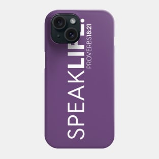 Speak Life Christian T-Shirt, T-Shirt, Faith-based Apparel, Women's, Men's, Unisex, Hoodies, Sweatshirts Phone Case