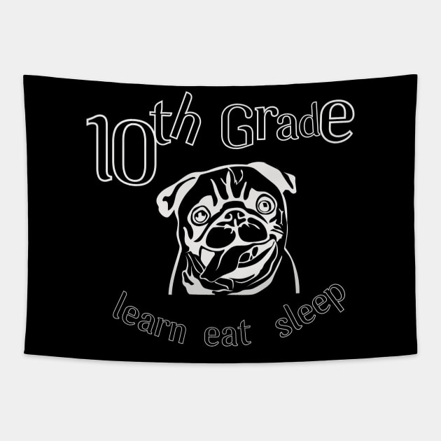 10th grade american bulldog Tapestry by hnueng111