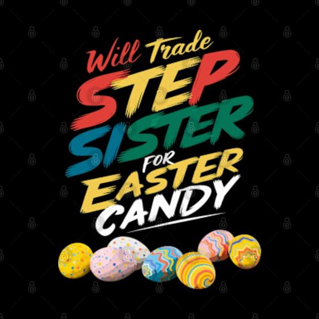 Will Trade Step Sister For Easter Candy Funny Boys Kids Toddler by Shopinno Shirts