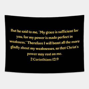 Bible Verse 2 Corinthians 12:9 Tapestry