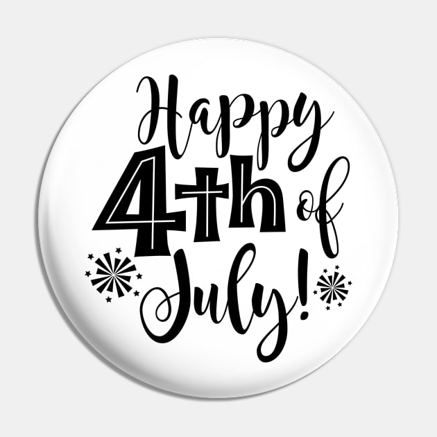 America Happy 4th of July American Patriotic USA Pin by BramCrye