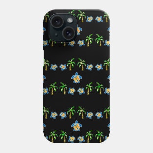 TROPICAL Sea Turtle Love - Cute Turtle Art Phone Case