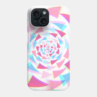 Tunnel Swirl Pastel Arrow Pattern Phone Case