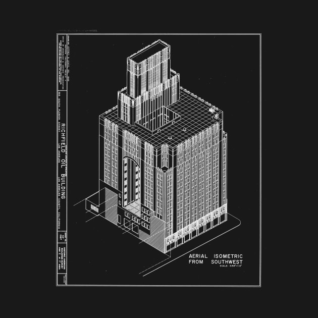 Richfield Oil Building Los Angeles 1929-1969 by vokoban