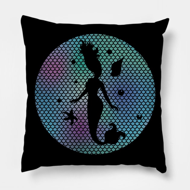 Mermaid Pillow by Litho