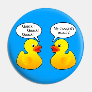 Rubber Ducks talking Pin