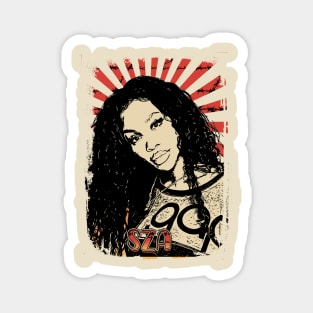 Sza /// Solana Imani Rowe Retro Vintage Aesthetic Magnet