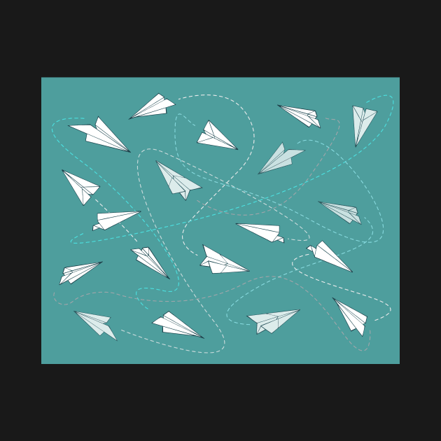 Paper planes pattern by bernardojbp