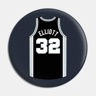 Sean Elliott San Antonio Jersey Qiangy Pin