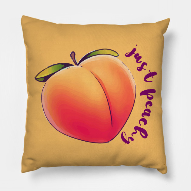 peach emoji plush