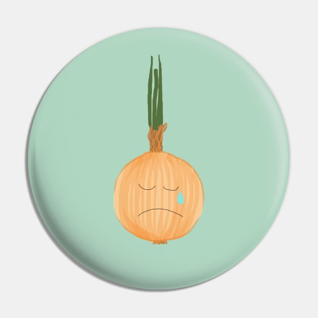 Sad Onion Pin by ahadden