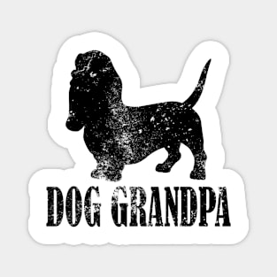 Basset Hound Dog Grandpa Magnet