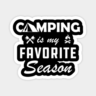 Camping is My Favorite Season Magnet