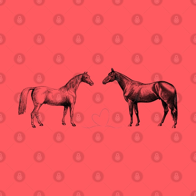 TWO HORSES by Biophilia