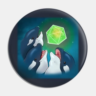 3 Orca Moon Pin