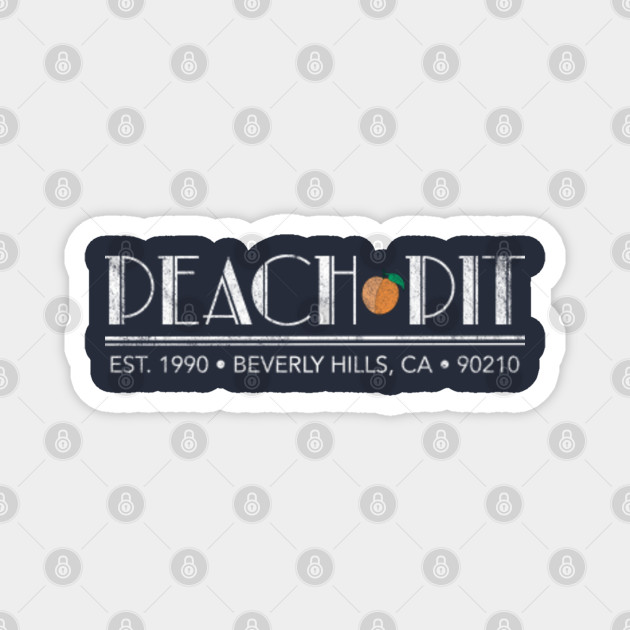 Peach Pit Beverly Hills Magnes Teepublic Pl Peach Pit Beverly Hills Magnes Teepublic Pl