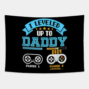 I Leveled Up To  2024  Soon To Be Dad 2024 Tapestry